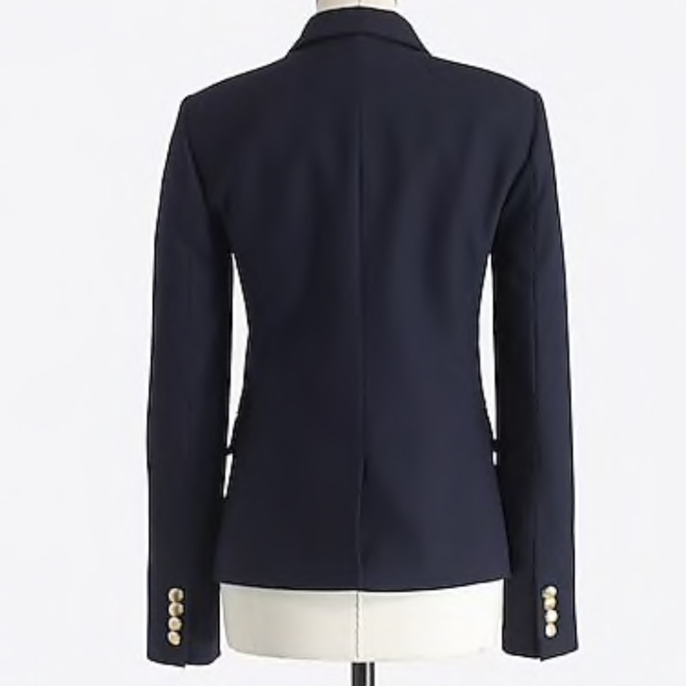 SOLD J Crew Schoolboy Blazer Navy (Sz 00) - Picture 3 of 8
